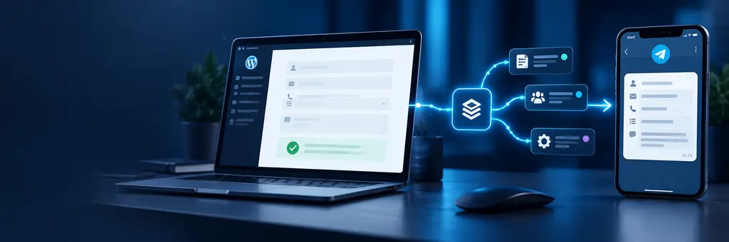 WordPress form submissions routed to Telegram with FormCourier Notifications Pro